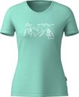 Women Printshirt Sunset Merino-tencel(tm)
