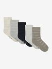 Socks w. Knit (5-pack)