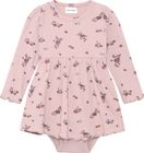 Body Dress LS AOP Rib