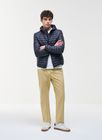 Hoodie Quilted Jacket, Natural Down Light Weight