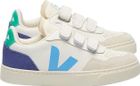 Small V-90 White Celeste Cobalt