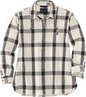 Loose Fit Heavyweight Twill Long-sleeve Plaid Shirt