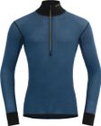 Wool Mesh 190 Zip Neck MAN