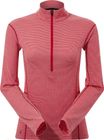 W MTN Guide LS Half Zip Blk/Red