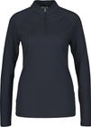 Tee W's Cristallo Zip Merino LS