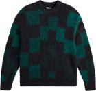 Hank Hairy Graphic Knit Crew
