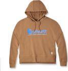 Tencel Fibre Series Loose Fit Fall Graphic Hooded Sweatshirt    