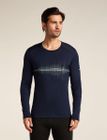 M Mer 200 Oasis Long Sleeve Crewe Snow Wave