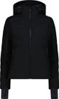 Woman Ski Ski Jacket Zip Hood