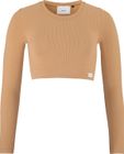 Collective RIB Cropped Long Sleeve TOP Women