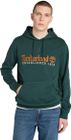 Mens Embroidered Logo Loopback Hoodie
