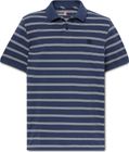 Mens 4 Rows Stripes Short Sleeve Polo (regula