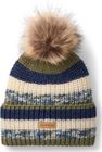 Womens Chunky Knit Pom Beanie