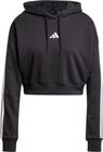 Essentials 3-STRIPES French Terry Cropped Hoodie
