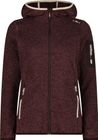 Woman Knit Fleece Fix Hood