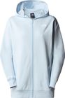 Womens Simple Dome Full Zip Hoodie -light Loop Back