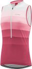 Women Bike Sleeveless Jersey Half Zip Rainbow