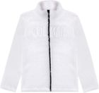 Full Zip Teddy Bear Fleece With Contrast Sleeves AND Embroidered Logo