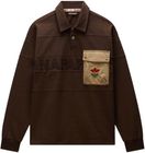 Bloom Jersey Long-sleeve Polo Shirt
