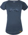 Woodwool T-shirt Lady Uhura Flowerpower