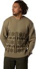 Mittens Patterned Crew Neck Sweater