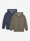 Sweat Jacket w. Hood (2-pack)
