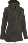 Wintertraum - Lange Fleecejacke m. Kapuze