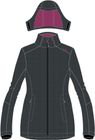 Woman Jacket Zip Hood