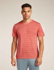M M 125 Cool-lite Drayden Short Sleeve Tee Stripe