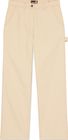 Womens Canvas Straight Pants