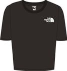 Womens Short Sleeve Essential Cropped Slim Tee