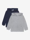 Sweat Jacket w. Hood (2-pack)