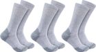 Midweight Cotton Blend Crew Sock 3 Pairs