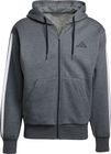 Essentials Three Stripes Fleece Hoodie