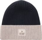 Hat Wool Knit Color Block 460581