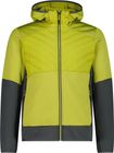 Man Hybrid Jacket Fix Hood