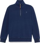 Mens Indigo 1/4 Zip Sweatshirt