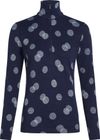 Women Merino 260 Vertex Long Sleeve Half Zip Falling Flakes
