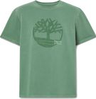Mens Garment Dye Logo Graphic Tee