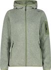 Woman Fleece Fleece Jacket Fixed Hood