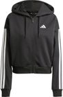 Essentials 3-STRIPES French Terry Full Zip Hoodie Women