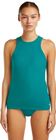 Women Merino Blend Rib Lotus Tank