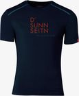 Kurzarm-shirt Merino D'sunnseitn Nachtblau