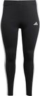 Essentials 3-STRIPES Cotton Leggings (plus Size)