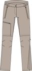 Woman T Zip OFF Pant