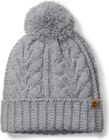 Womens Cable Pom Beanie