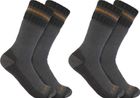 Heavyweight Synthetic-wool Blend Boot Sock 2 Pairs