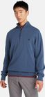 Mens Cotton YD 1/4 Zip Sweater