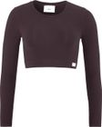 Collective RIB Cropped Long Sleeve TOP Women