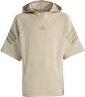 Future Icons 3 Stripes Shorts Sleeve Hoodie Junior Boys and Girls